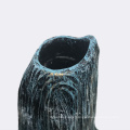 China ceramic manufacturers new design home decor rockery shape ceramic flower vases living room decoration